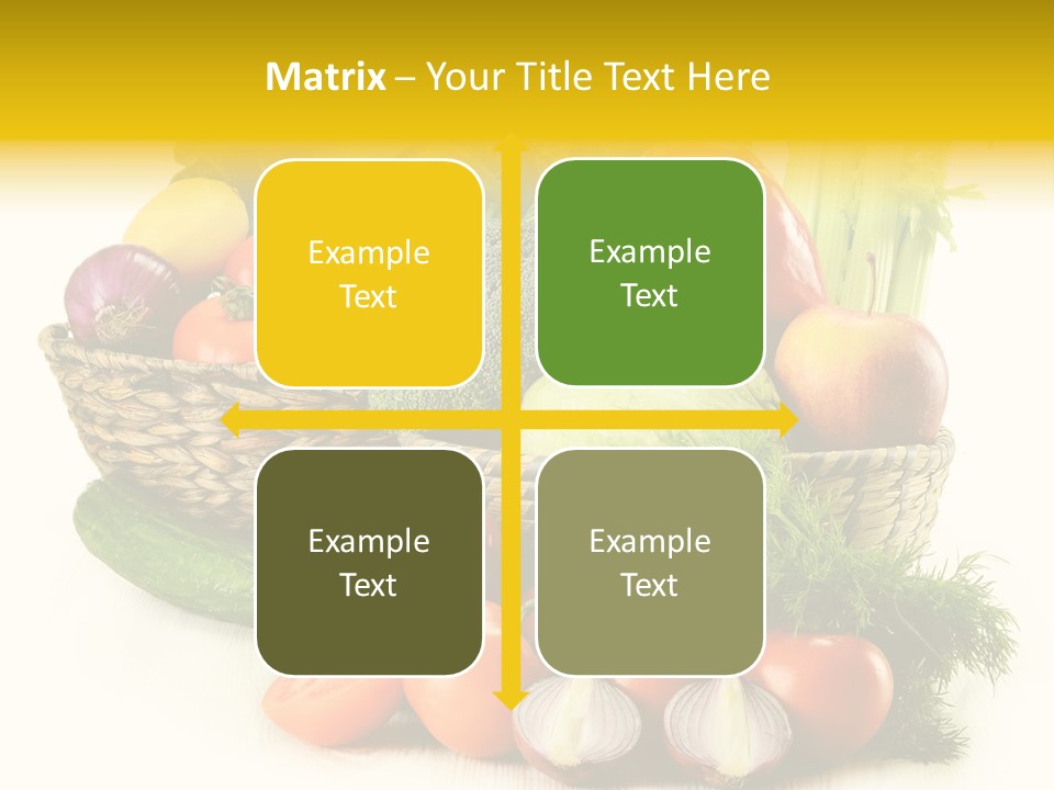 Celery Onion Pepper PowerPoint Template