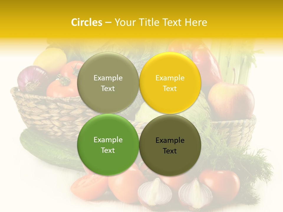 Celery Onion Pepper PowerPoint Template