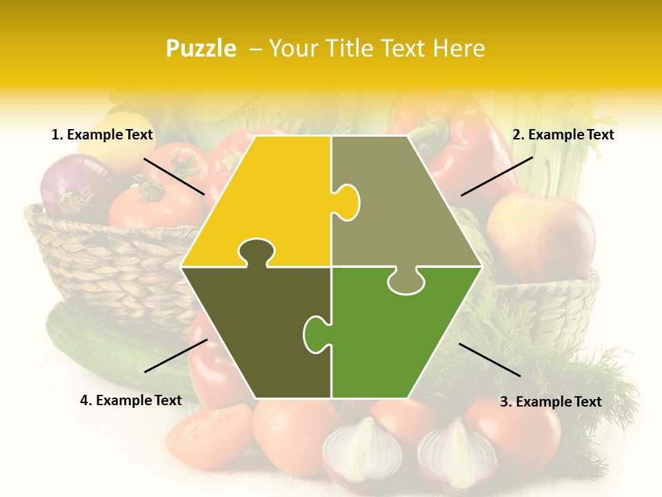 Celery Onion Pepper PowerPoint Template