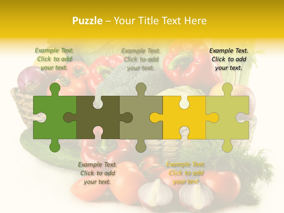 Celery Onion Pepper PowerPoint Template