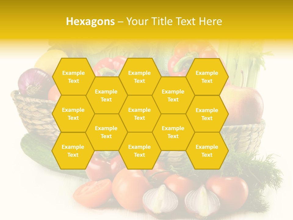 Celery Onion Pepper PowerPoint Template