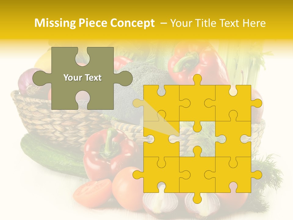 Celery Onion Pepper PowerPoint Template