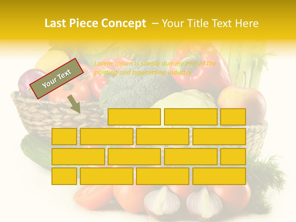 Celery Onion Pepper PowerPoint Template