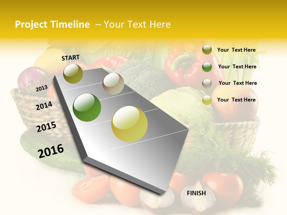 Celery Onion Pepper PowerPoint Template