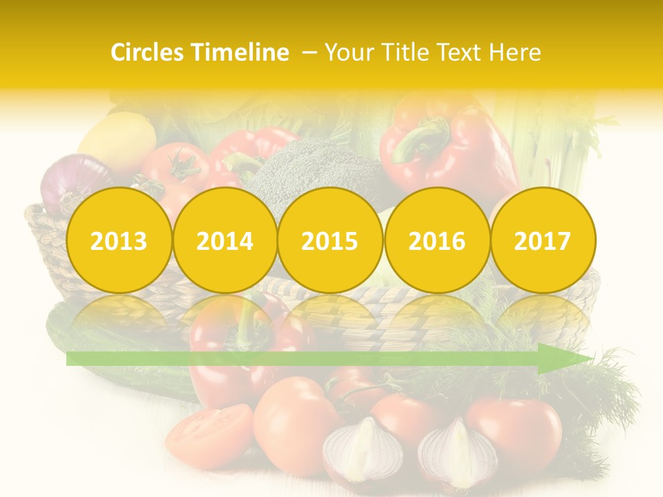 Celery Onion Pepper PowerPoint Template