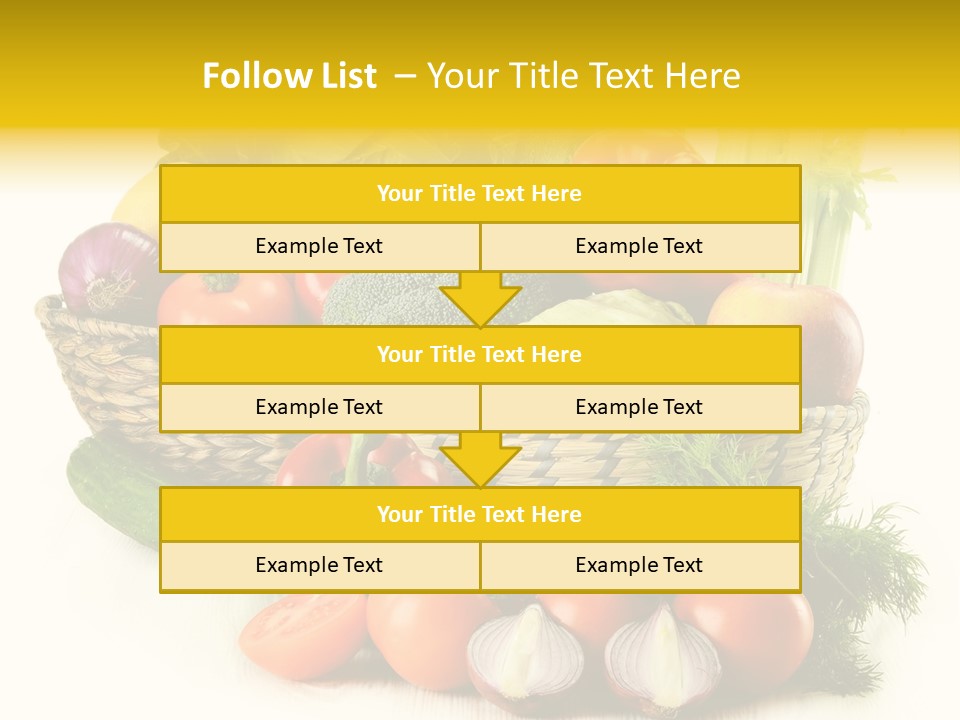 Celery Onion Pepper PowerPoint Template
