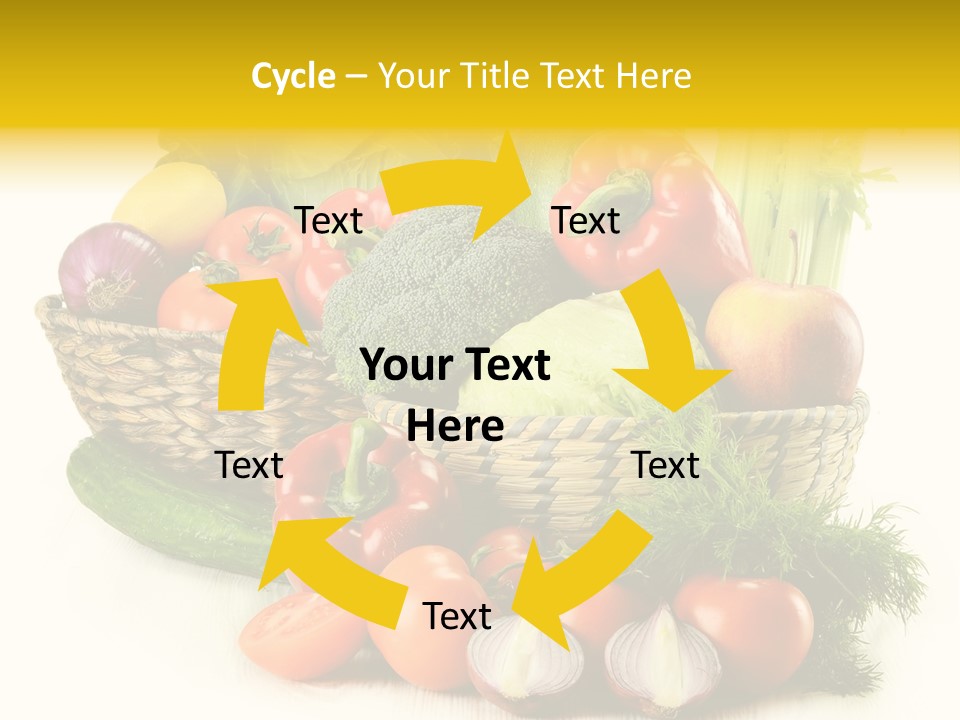 Celery Onion Pepper PowerPoint Template