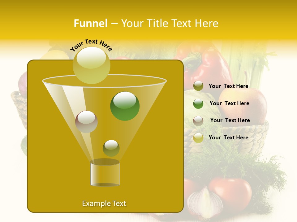 Celery Onion Pepper PowerPoint Template