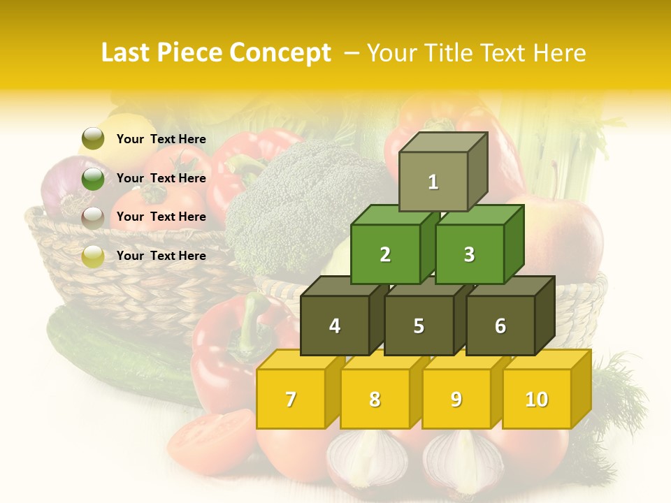 Celery Onion Pepper PowerPoint Template