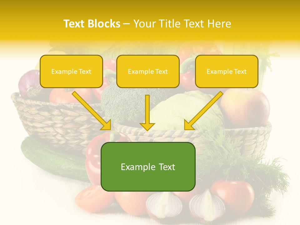 Celery Onion Pepper PowerPoint Template