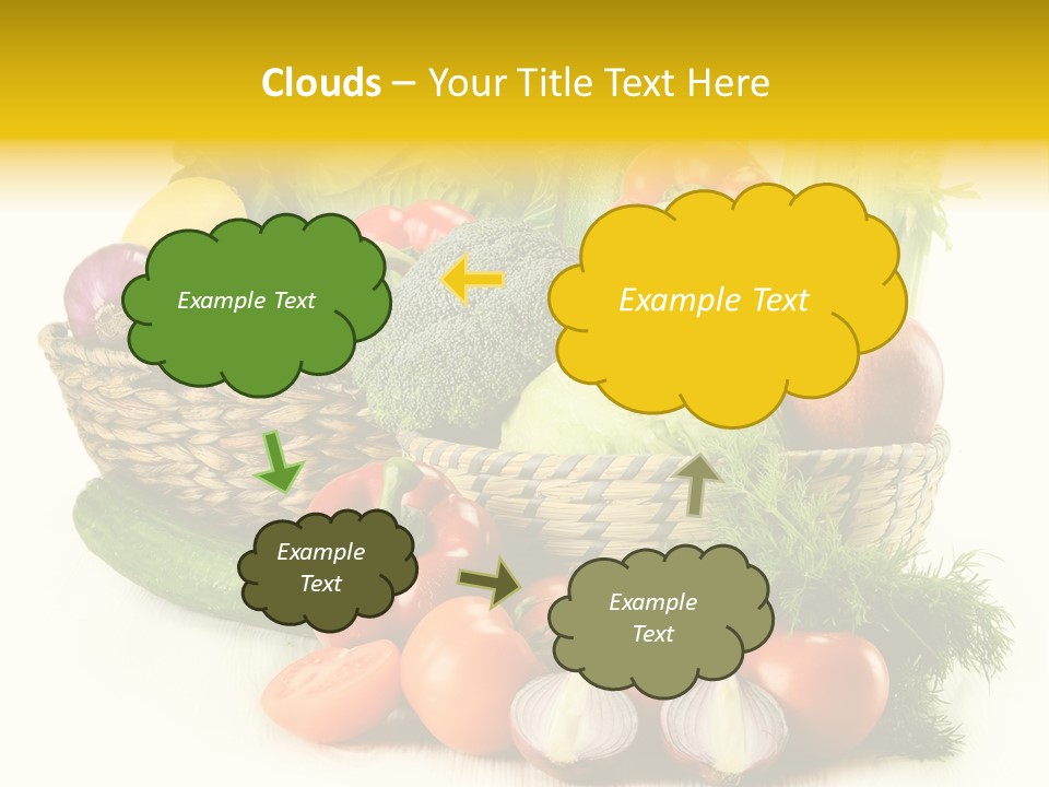 Celery Onion Pepper PowerPoint Template