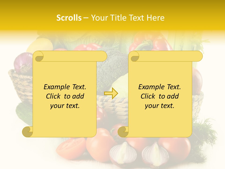 Celery Onion Pepper PowerPoint Template