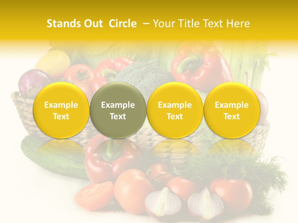 Celery Onion Pepper PowerPoint Template