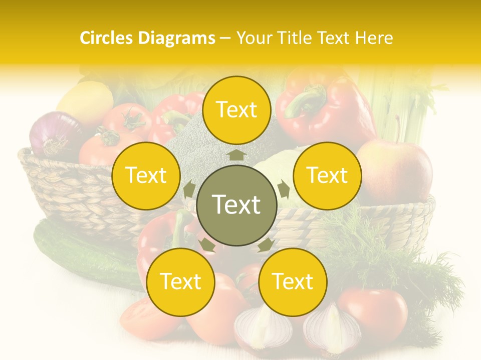 Celery Onion Pepper PowerPoint Template