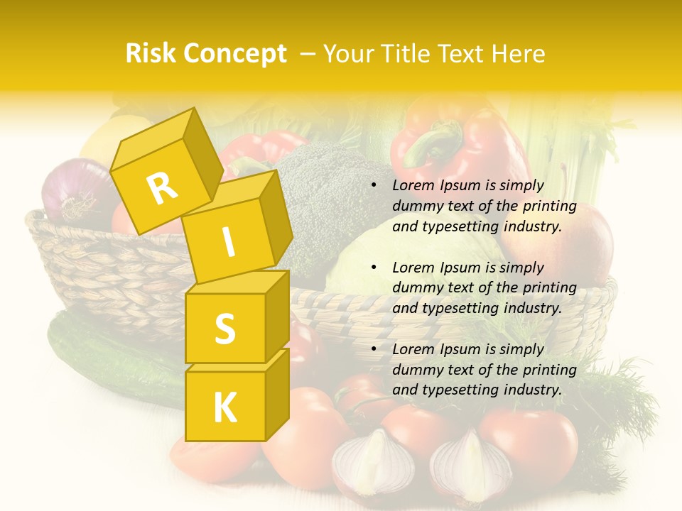 Celery Onion Pepper PowerPoint Template