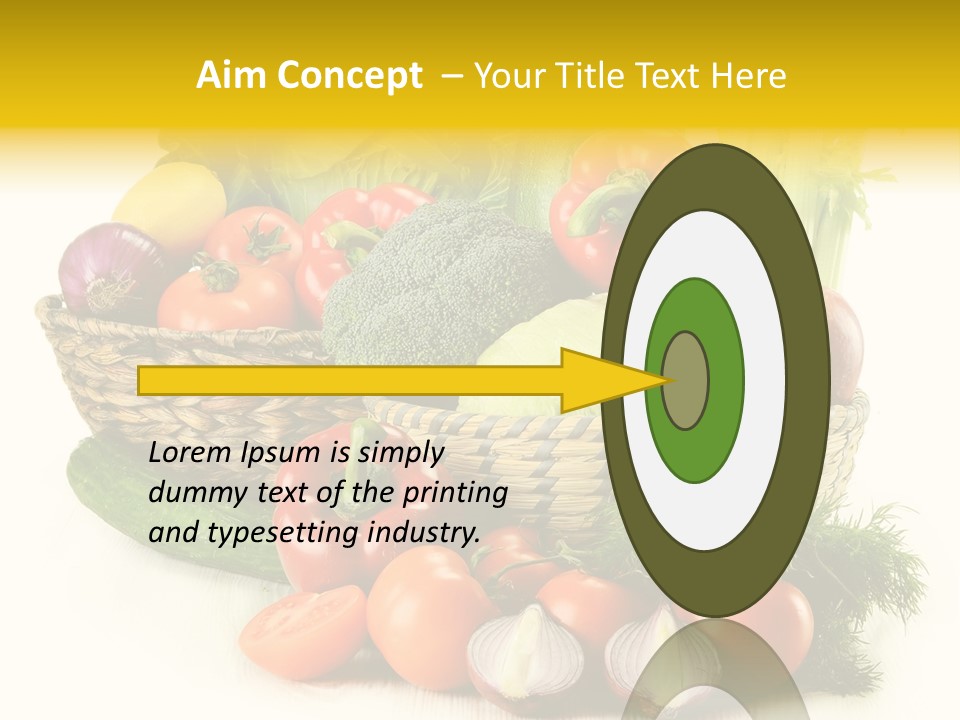 Celery Onion Pepper PowerPoint Template