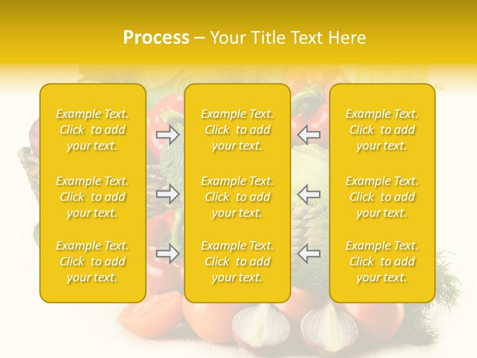 Celery Onion Pepper PowerPoint Template