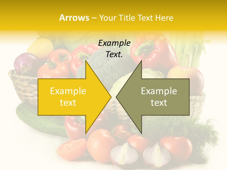 Celery Onion Pepper PowerPoint Template