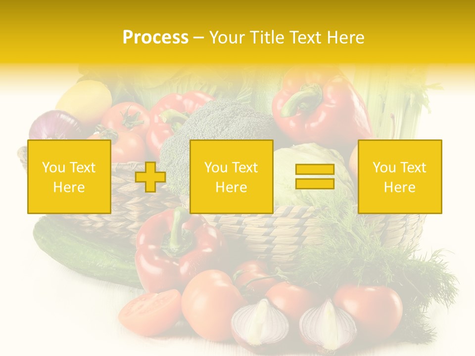 Celery Onion Pepper PowerPoint Template