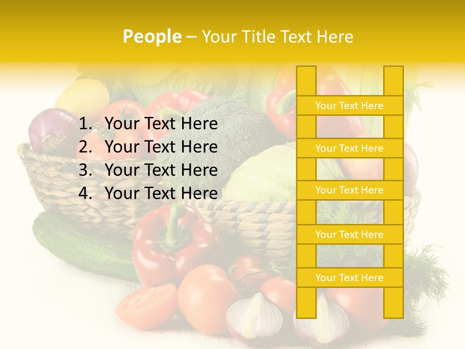 Celery Onion Pepper PowerPoint Template