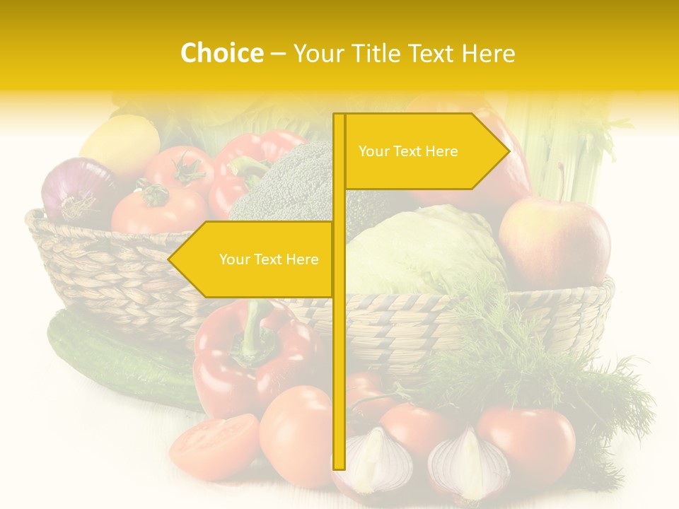 Celery Onion Pepper PowerPoint Template