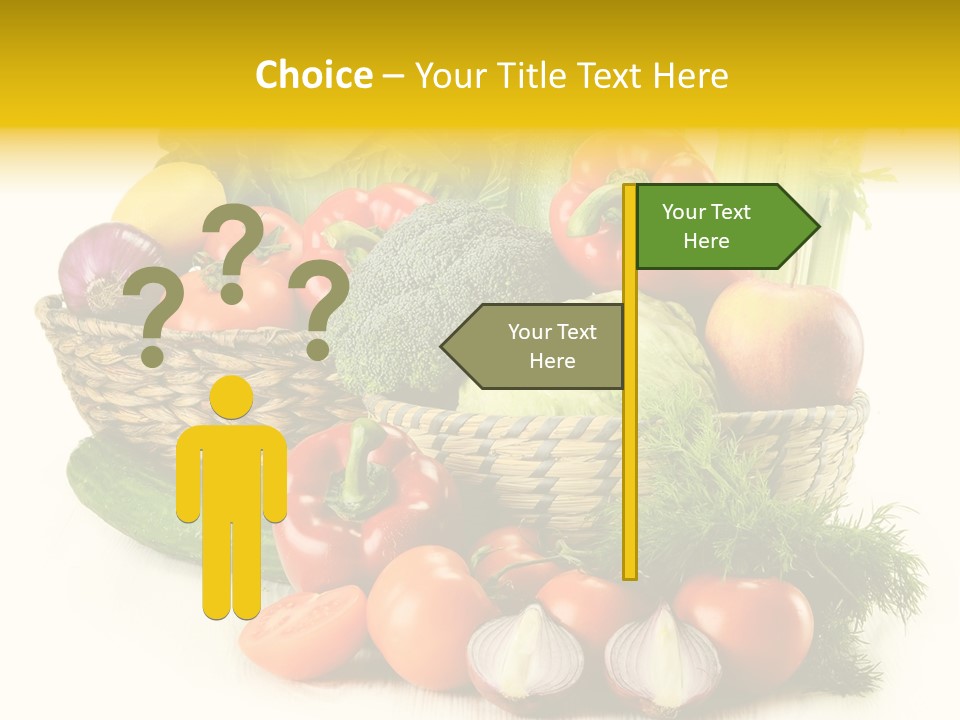 Celery Onion Pepper PowerPoint Template