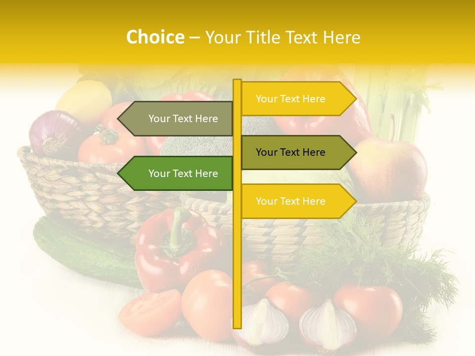 Celery Onion Pepper PowerPoint Template