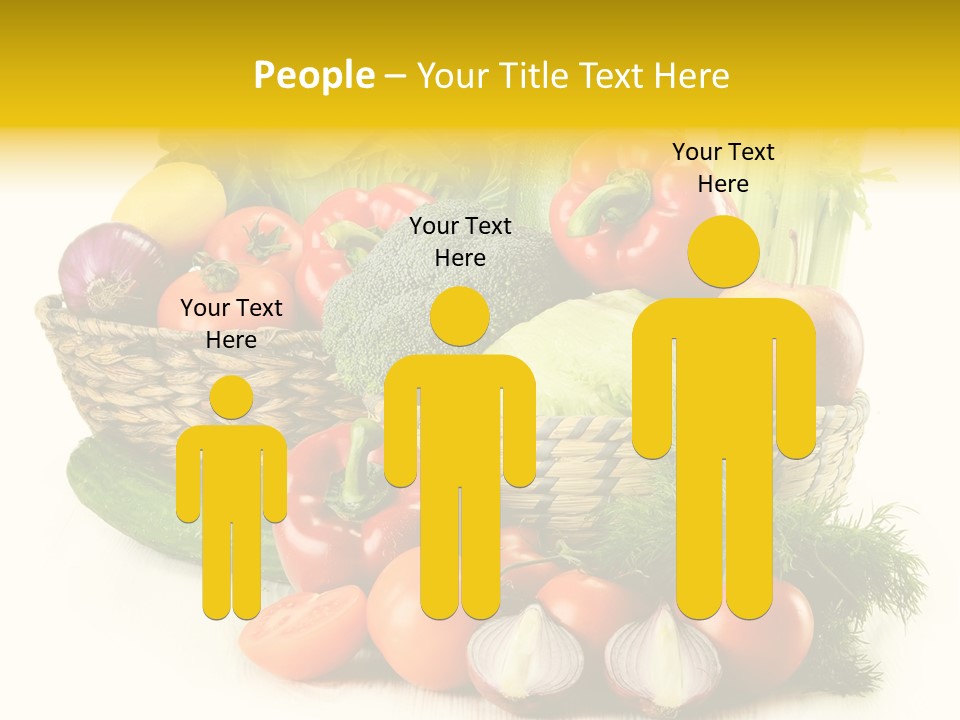 Celery Onion Pepper PowerPoint Template