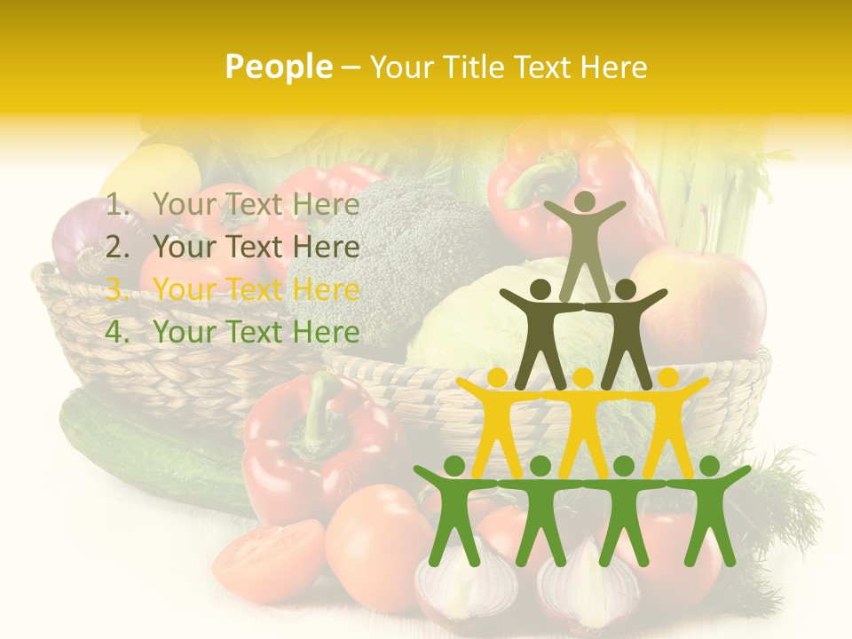 Celery Onion Pepper PowerPoint Template