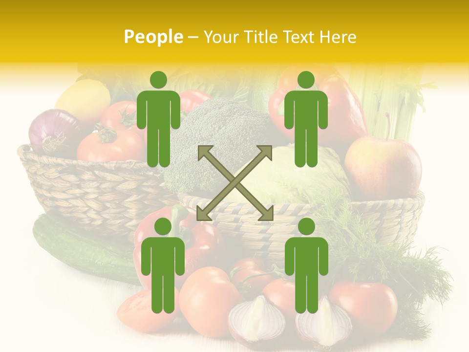 Celery Onion Pepper PowerPoint Template