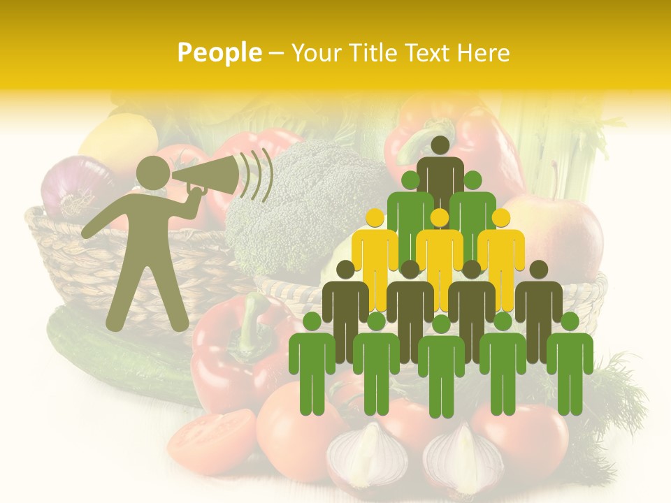 Celery Onion Pepper PowerPoint Template