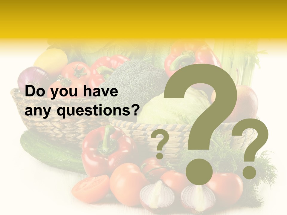 Celery Onion Pepper PowerPoint Template