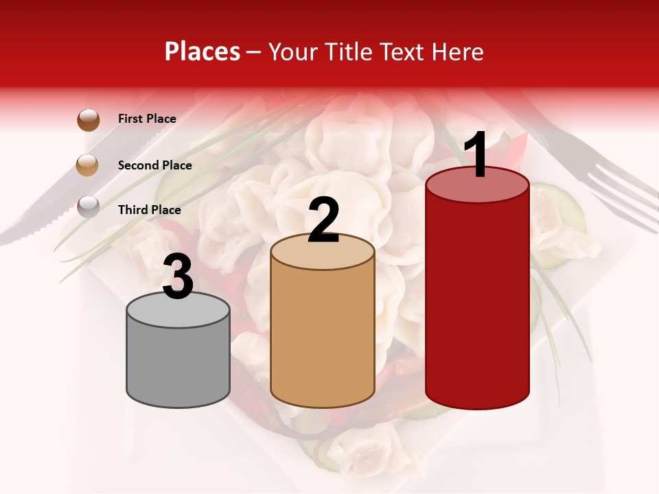 Dish Green Tortellini PowerPoint Template