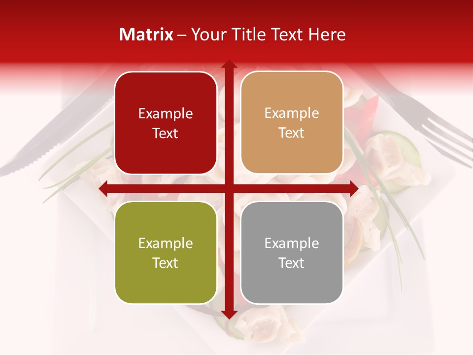Dish Green Tortellini PowerPoint Template