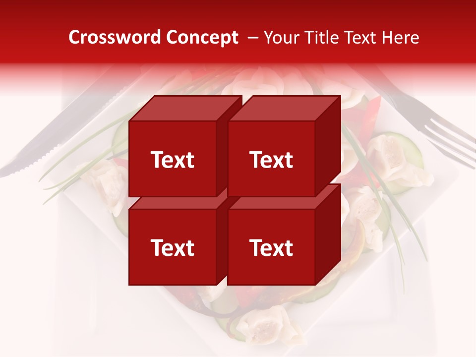 Dish Green Tortellini PowerPoint Template