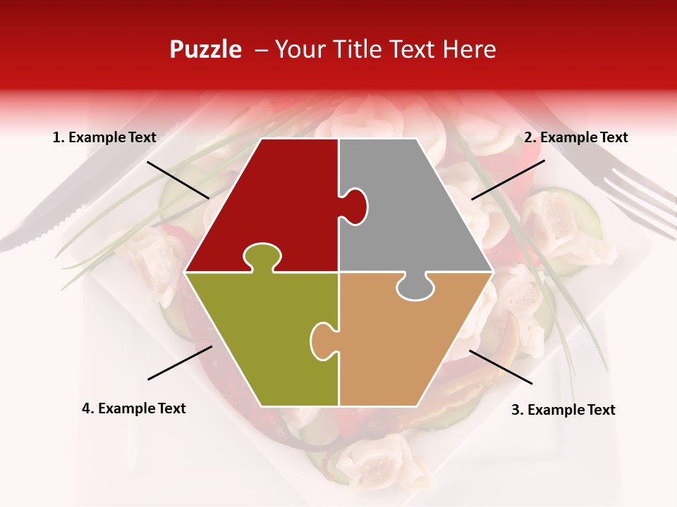 Dish Green Tortellini PowerPoint Template