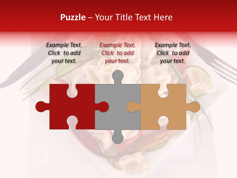 Dish Green Tortellini PowerPoint Template