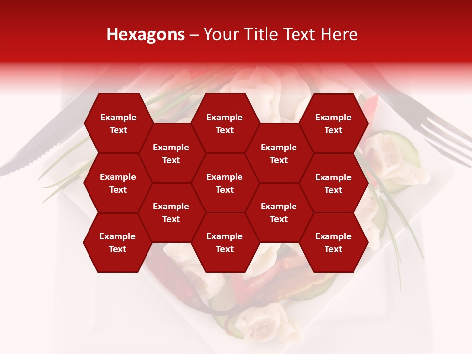 Dish Green Tortellini PowerPoint Template