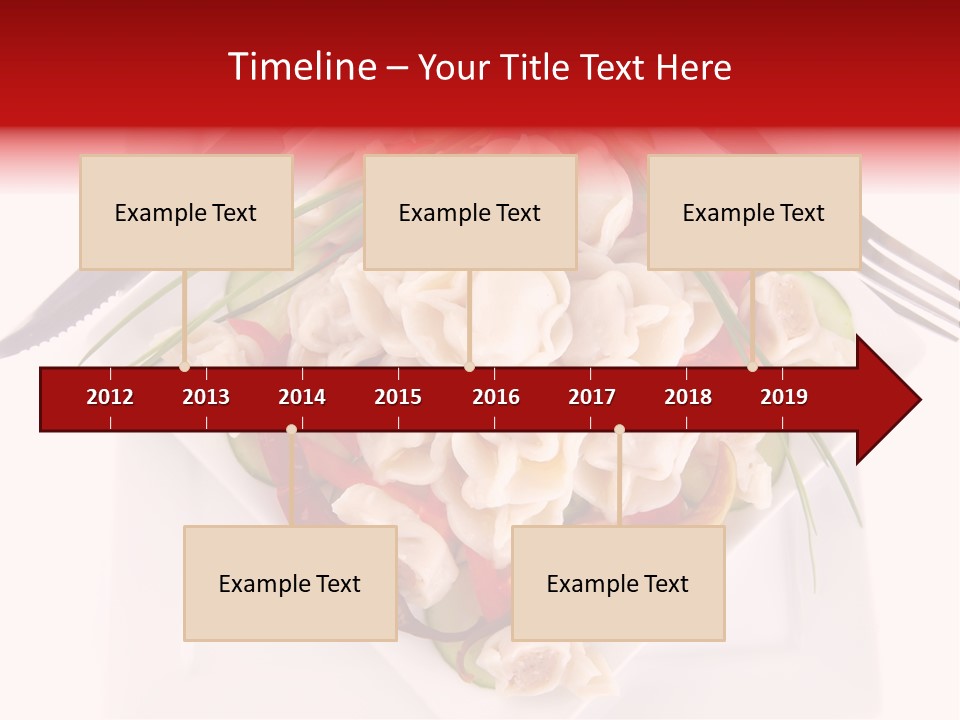 Dish Green Tortellini PowerPoint Template