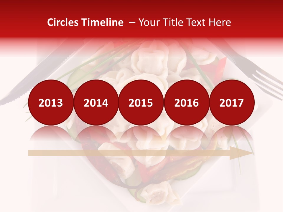 Dish Green Tortellini PowerPoint Template