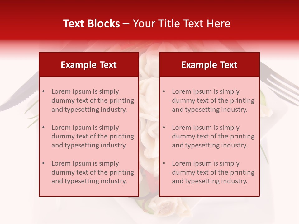 Dish Green Tortellini PowerPoint Template