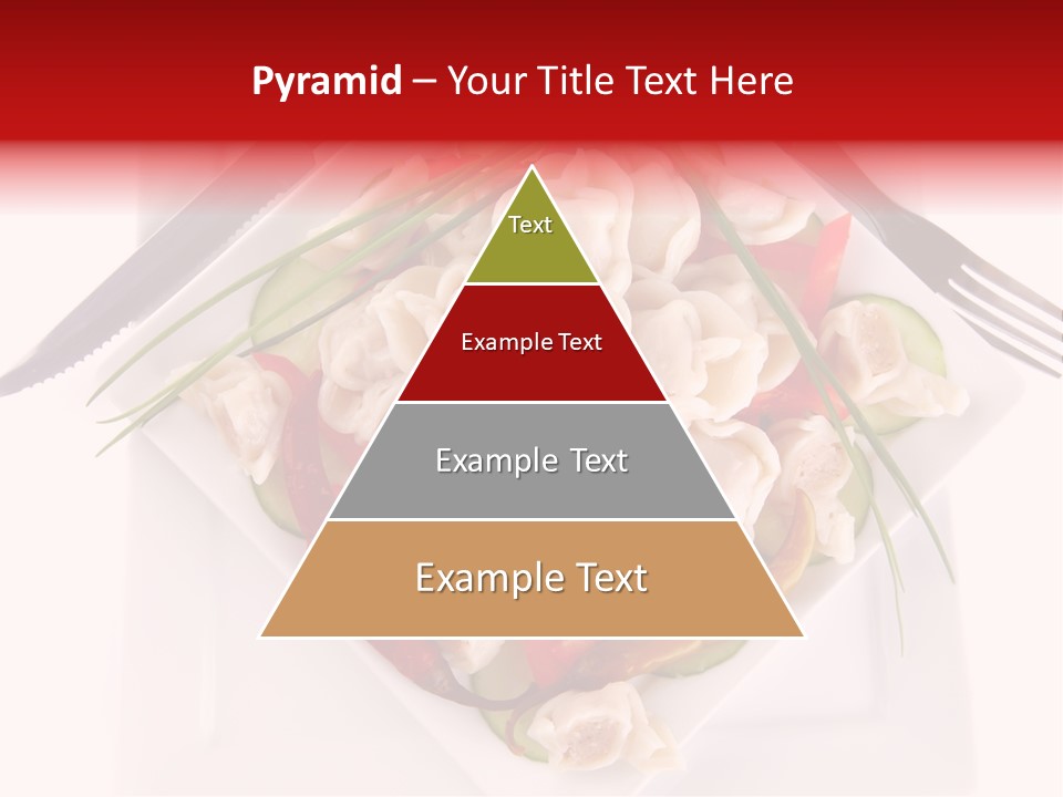 Dish Green Tortellini PowerPoint Template