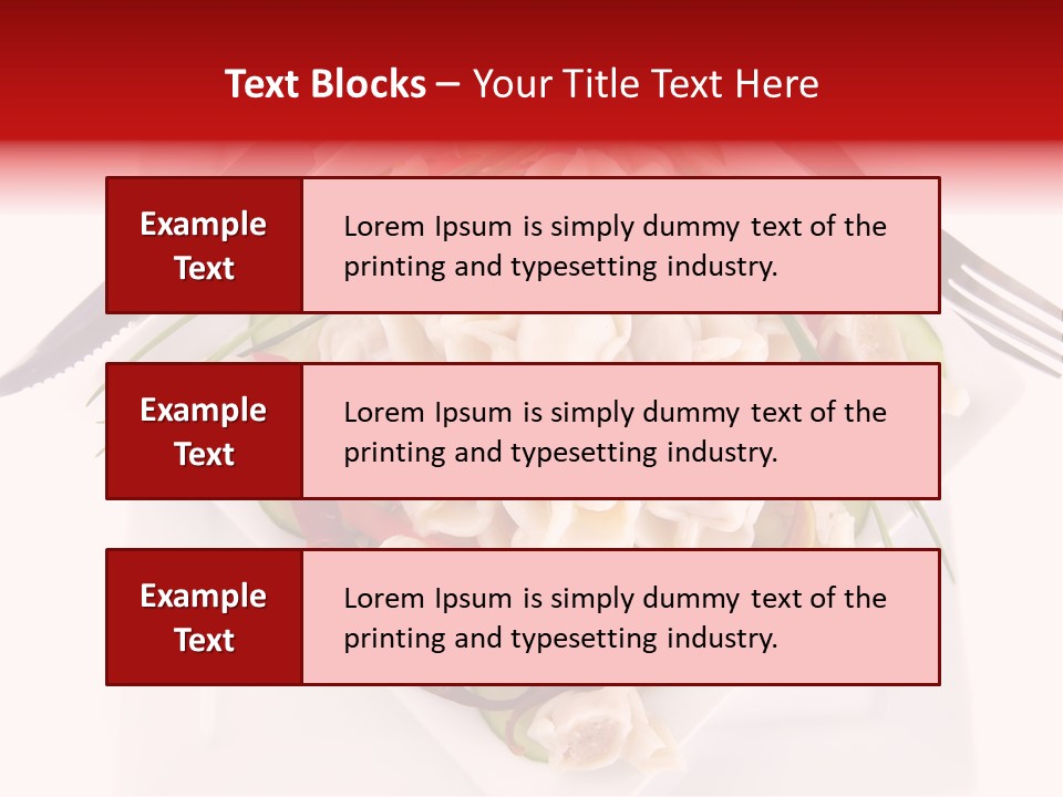 Dish Green Tortellini PowerPoint Template