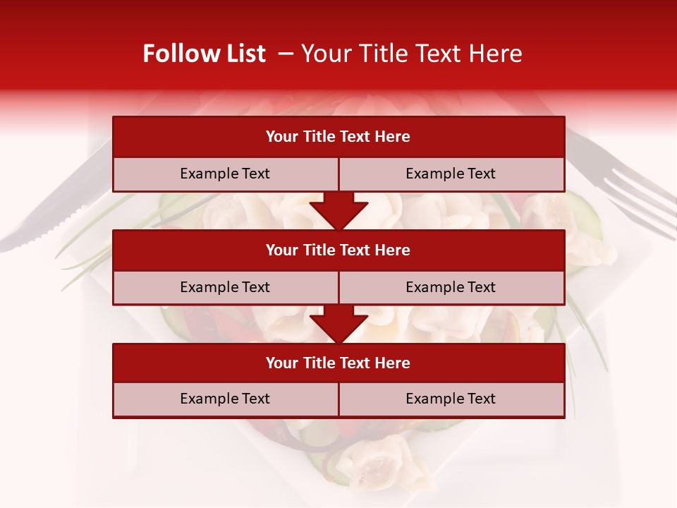 Dish Green Tortellini PowerPoint Template