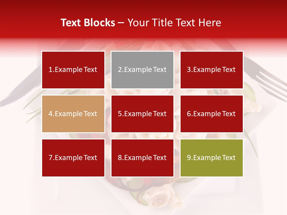 Dish Green Tortellini PowerPoint Template