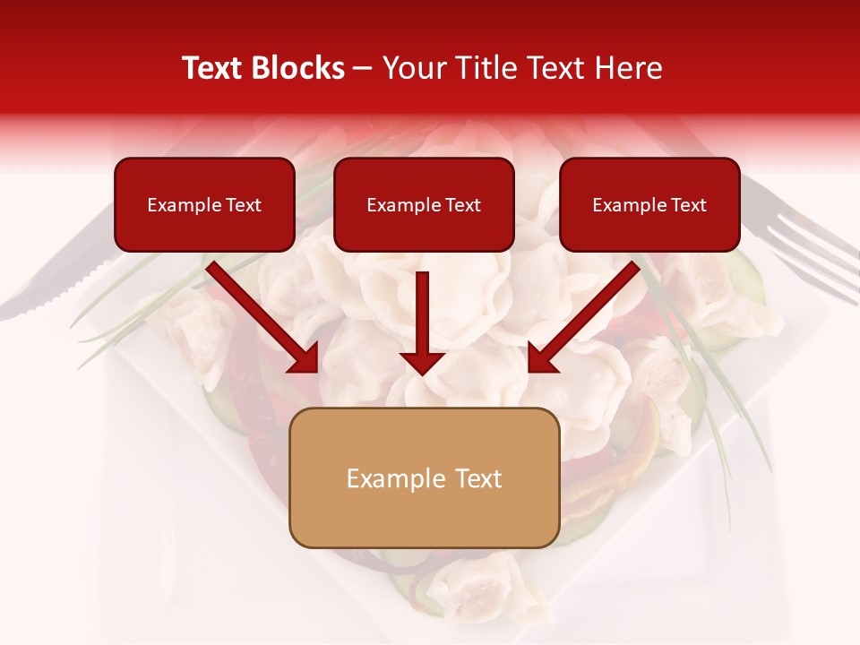 Dish Green Tortellini PowerPoint Template