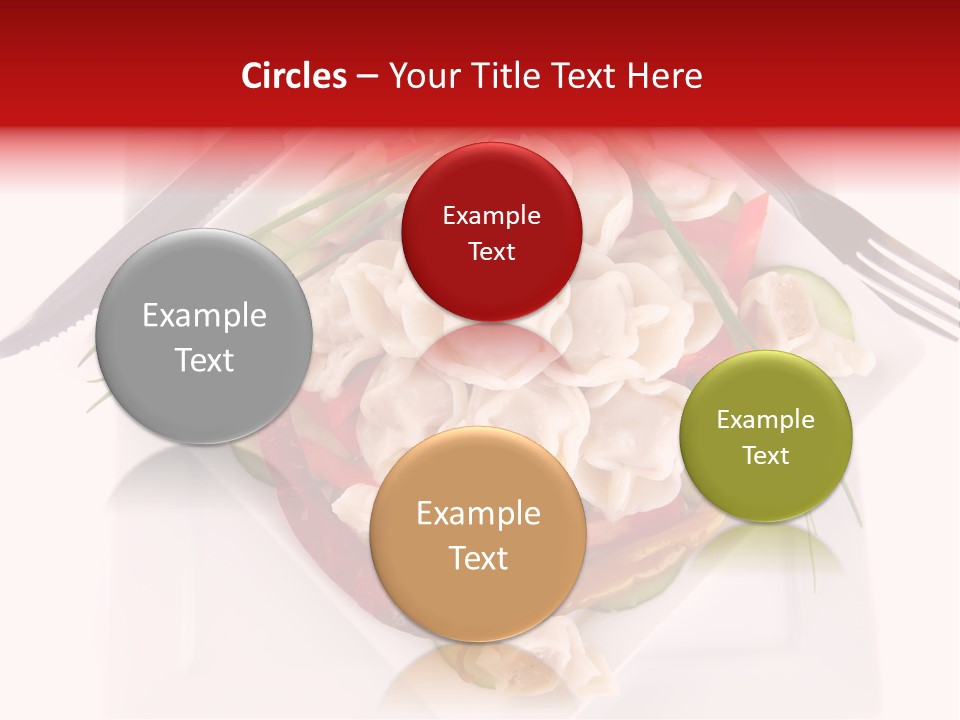 Dish Green Tortellini PowerPoint Template
