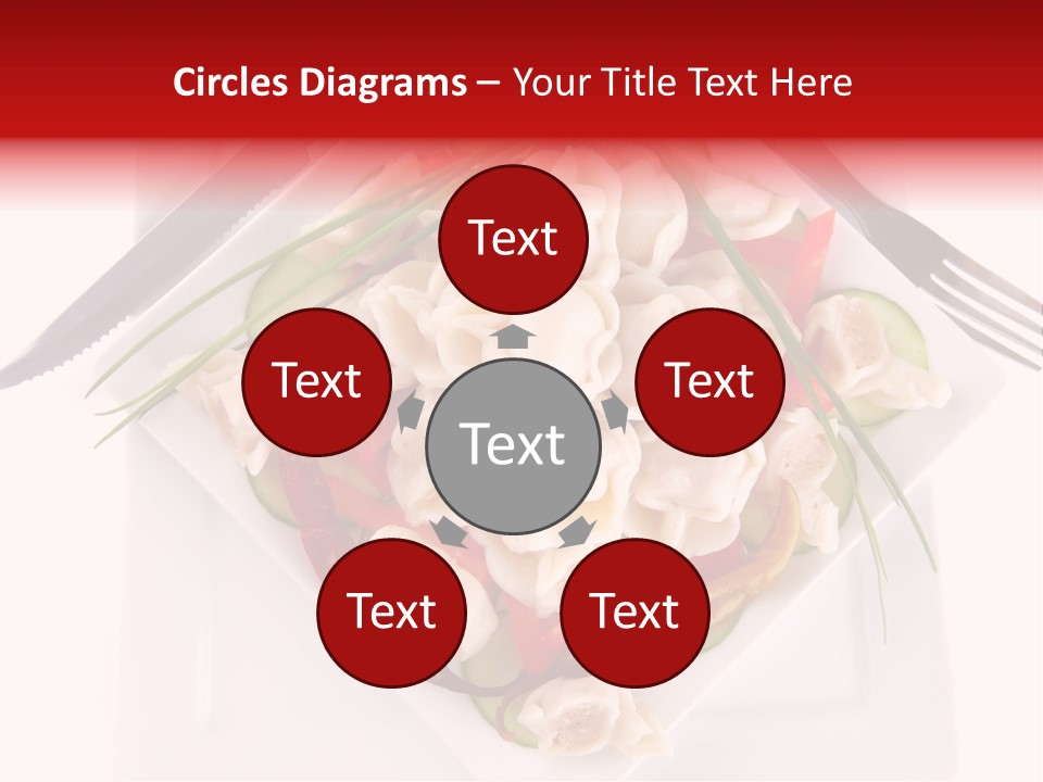 Dish Green Tortellini PowerPoint Template