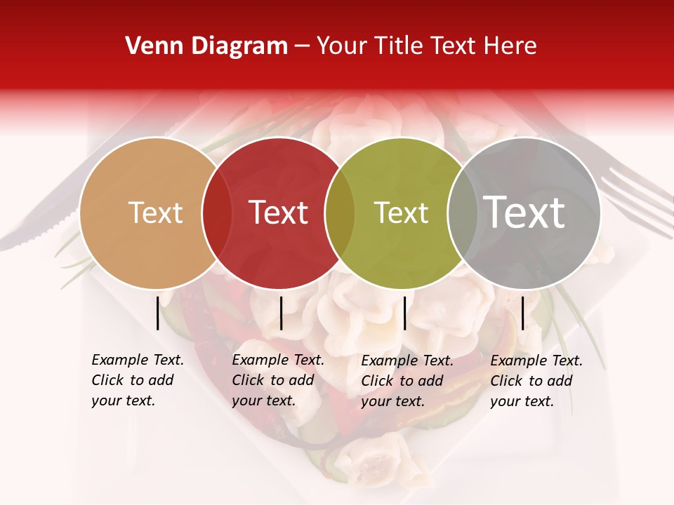 Dish Green Tortellini PowerPoint Template