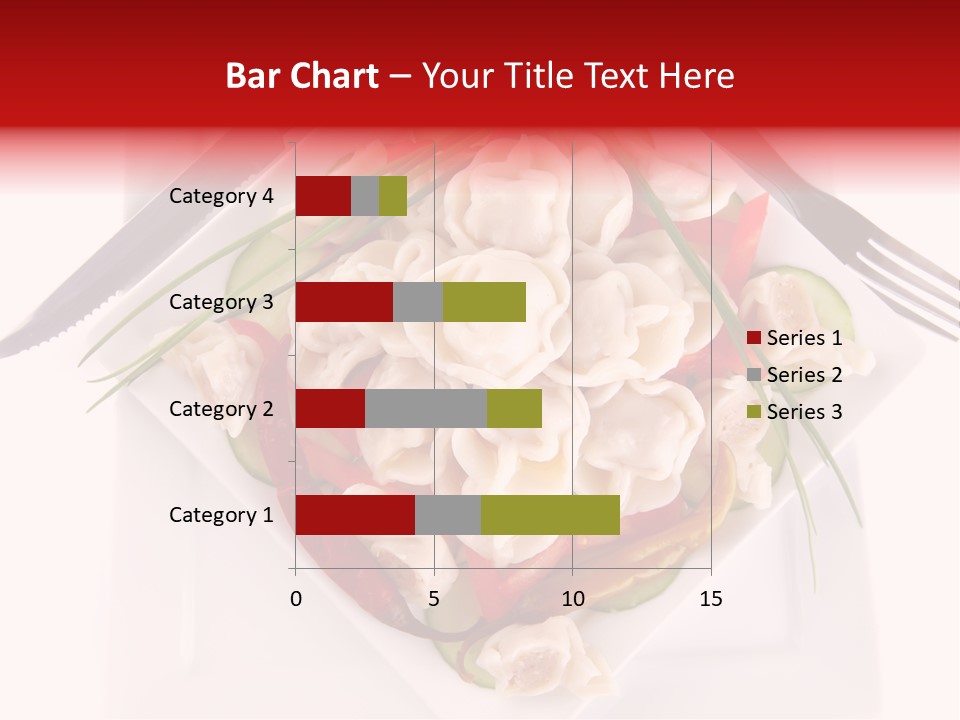 Dish Green Tortellini PowerPoint Template